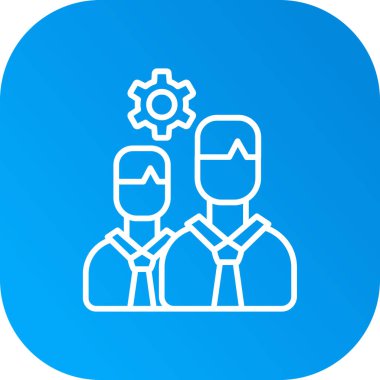 Takım simgesi vektör illüstrasyonu