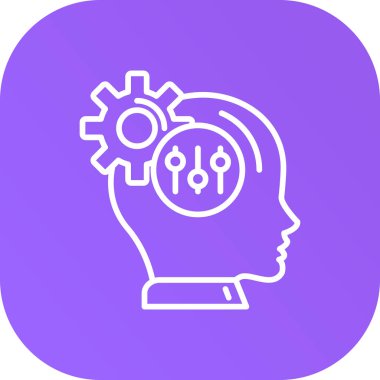 artificial intelligence vector icon design