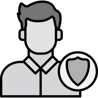 iş adamı simgesi, vektör illüstrasyonu