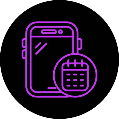 Vektör telefon simgesi illüstrasyonu