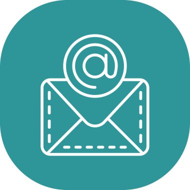 e- posta simgesi vektör illüstrasyonu