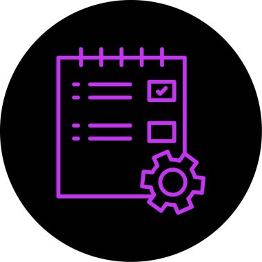 Vektör ayarı Simge illüstrasyonu