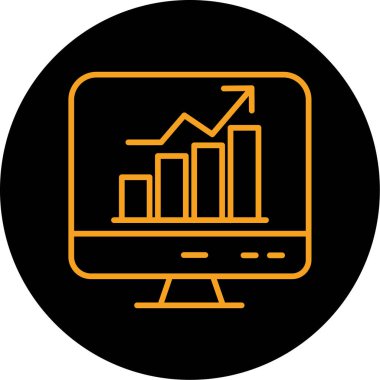 seo modern simgesinin vektör illüstrasyonu