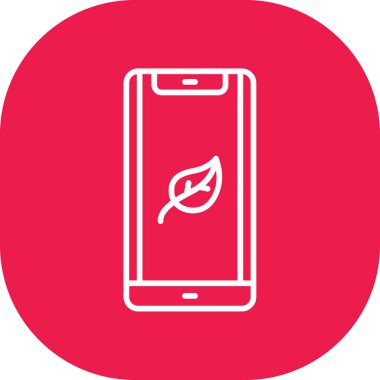 akıllı telefon simgesi vektör illüstrasyonu