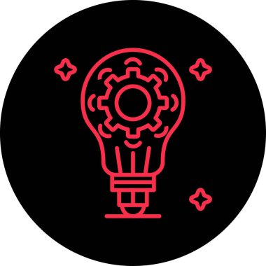 ampul simgesi vektör illüstrasyonu