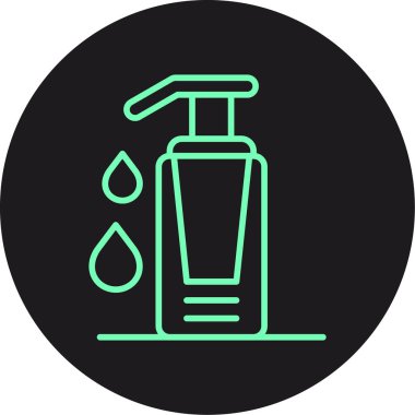 Sabun Dispenser simgesi, vektör çizimi