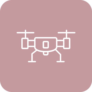 İHA simgesi vektör illüstrasyonu