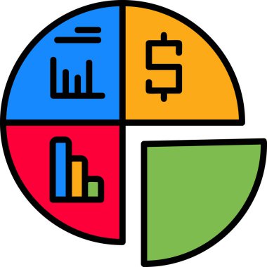 ticari grafik vektör simgesi