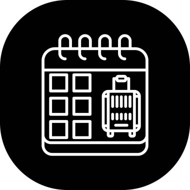 Takvim. Web simgesi basit illüstrasyon