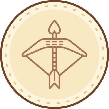 pusula simgesi, vektör illüstrasyonu