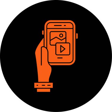 cep telefonu ikonu vektör illüstrasyonu