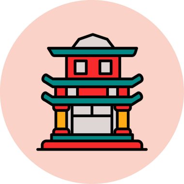 Modern Ev 'in Vektör İllüstrasyonu