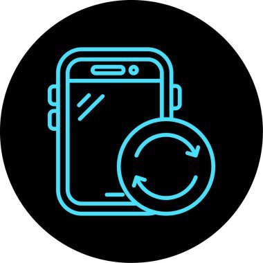 Vektör illüstrasyonu, silo simgesi