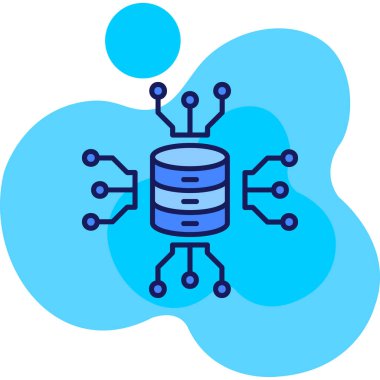 sunucu veri teknolojisi simgesi
