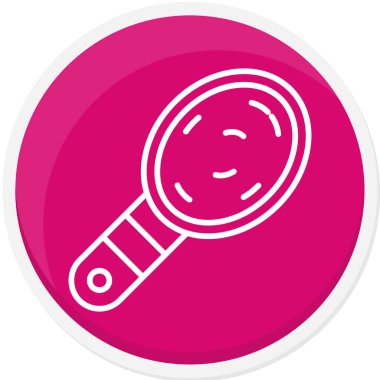 Büyüteç simgesi. vektör illüstrasyonu