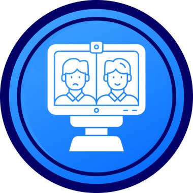 İnsan simgesinin vektör illüstrasyonu