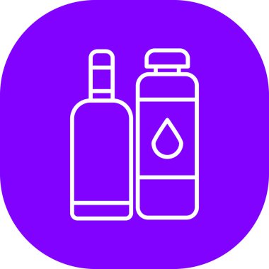 Şişenin vektör illüstrasyonu