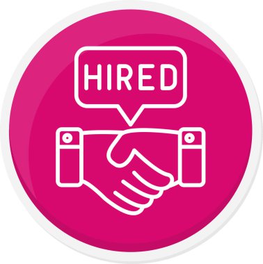 görev simgesi vektör illüstrasyonu