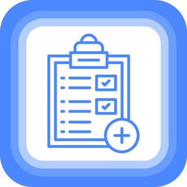 trend biçimi izole edilmiş arkaplanda kontrol listesi simgesi