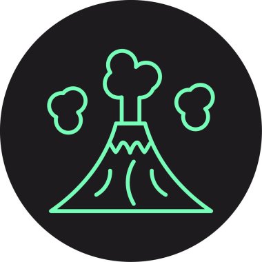 vektör mantar simgesi illüstrasyonu