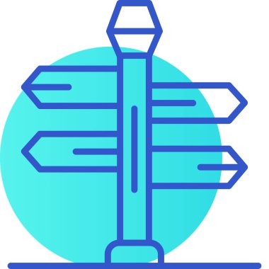 Bir ağaç simgesinin vektör illüstrasyonu