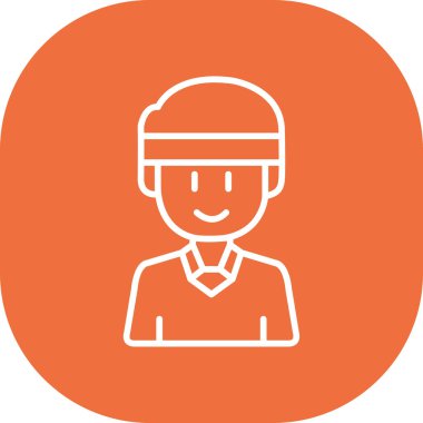 Modern insan simgesinin vektör illüstrasyonu