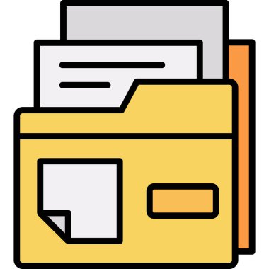 Dosya. Web simgesi basit illüstrasyon