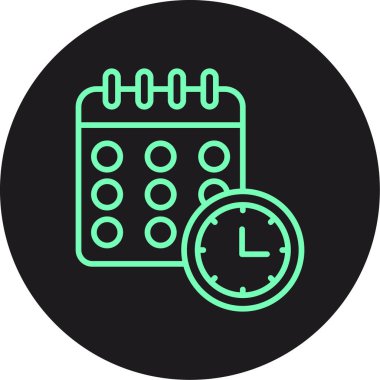 saat vektör simgesi tasarımı g