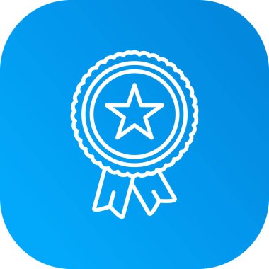 ödül rozeti simgesi mavi.