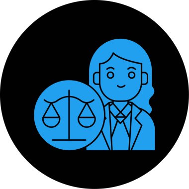 Bayrağı olan bir kadının vektör çizimi