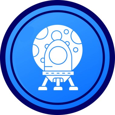 Dünyanın mavi ve beyaz çizgi simgesi