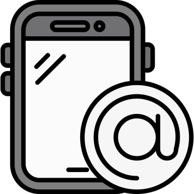 akıllı telefon simgesi vektör illüstrasyonu