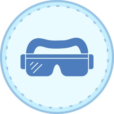 Vr. Web simgesi basit illüstrasyon