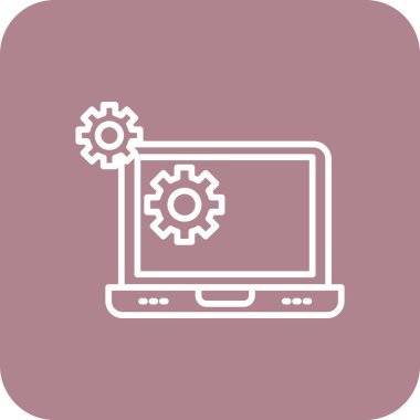 bilgisayar simgesi vektör illüstrasyonu