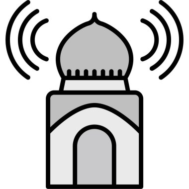 Cami. Web simgesi basit tasarım