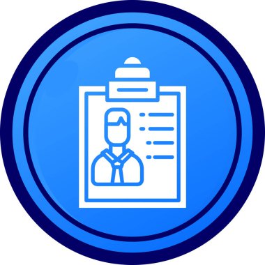 Bir belge simgesinin vektör illüstrasyonu