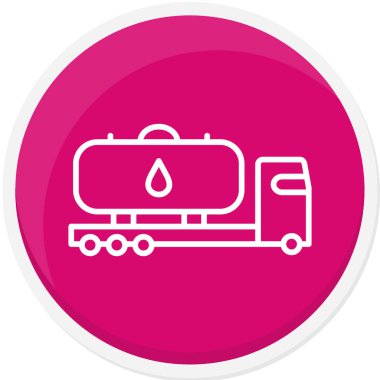 araba yağı damlası yuvarlanmış vektör simgesi