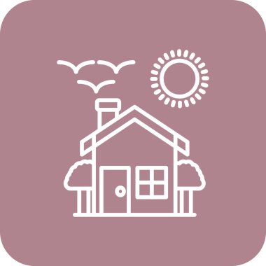 ev simgesi vektör illüstrasyonu