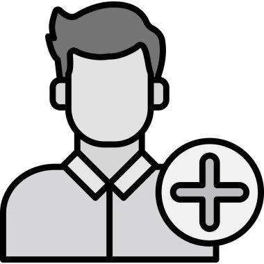 man simgesi vektör illüstrasyonu