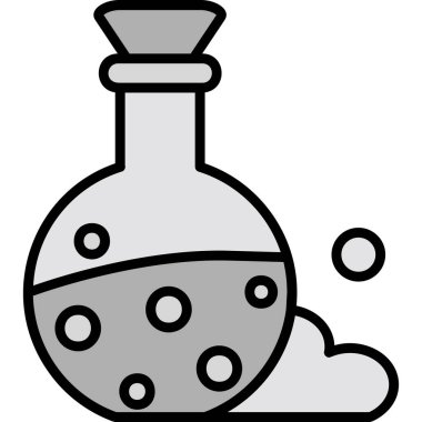 iksir simgesi, basit vektör illüstrasyonu