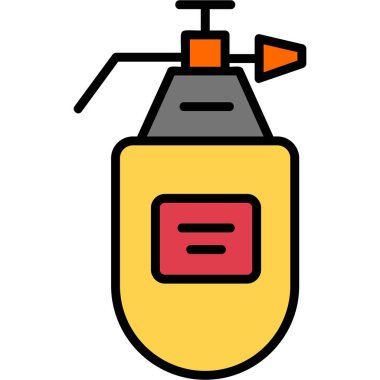 Çizgi film simgesinin vektör çizimi