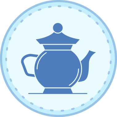 Moda tarzında izole edilmiş çay fincanı simgesi