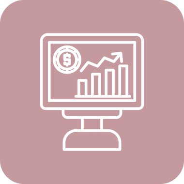 İş simgesinin vektör illüstrasyonu