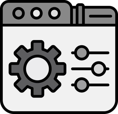 seo modern simgesinin vektör illüstrasyonu