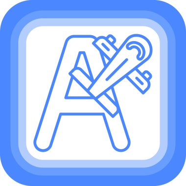 Aletler. Web simgesi basit illüstrasyon