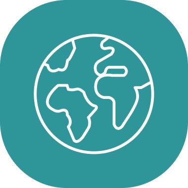 Küresel simge vektör illüstrasyonu