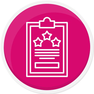 Bilet. Web simgesi basit illüstrasyon