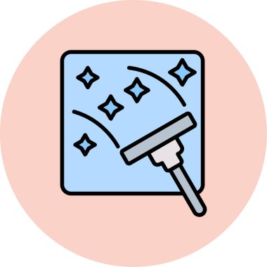 Modern bir simgenin vektör illüstrasyonu