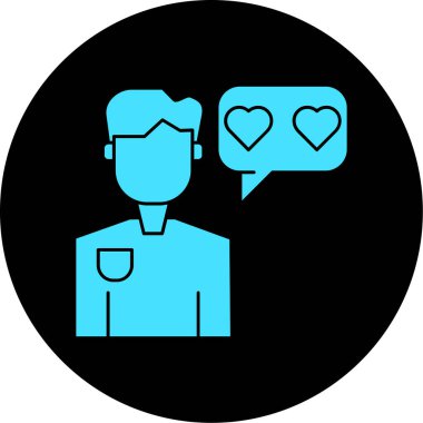 Müşteri servis simgesi vektör illüstrasyonu