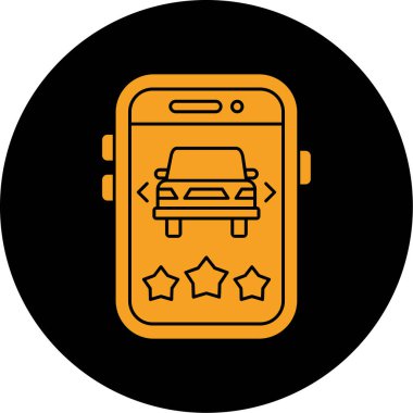 Taksi servisi. Basit resimleme